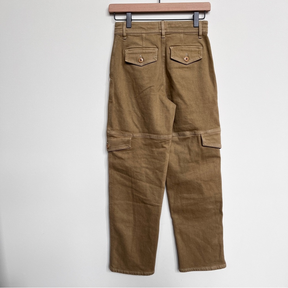 Aritzia Wilfred Free high waisted cargo pants, tan size 00 - Picture 2 of 15